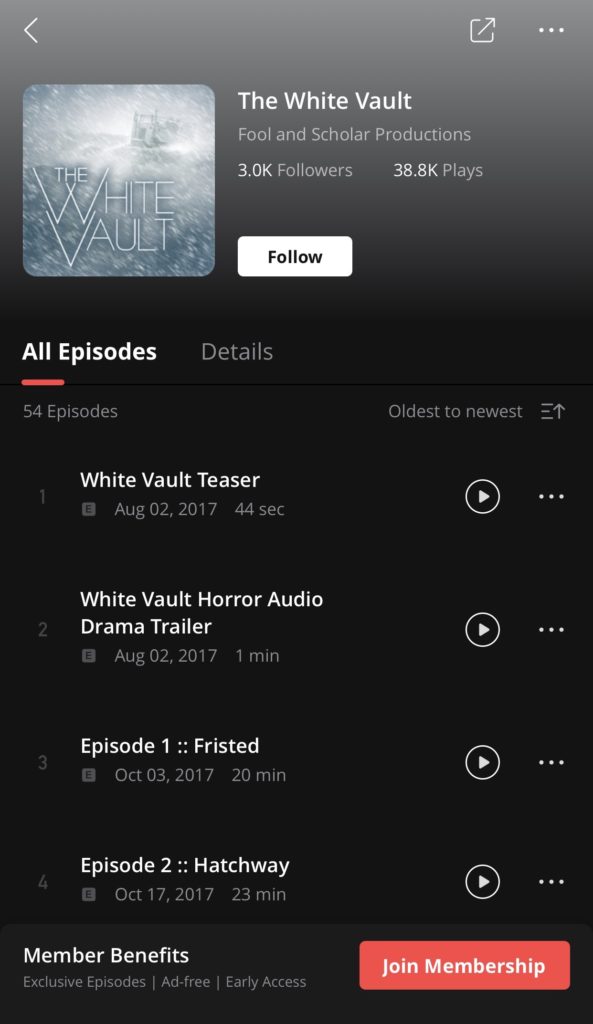 The White Vault - Premium Content on Himalaya+