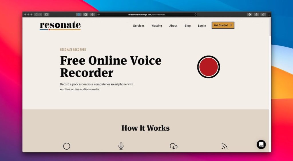 Free Online Voice Recorder - Resonate Recorder