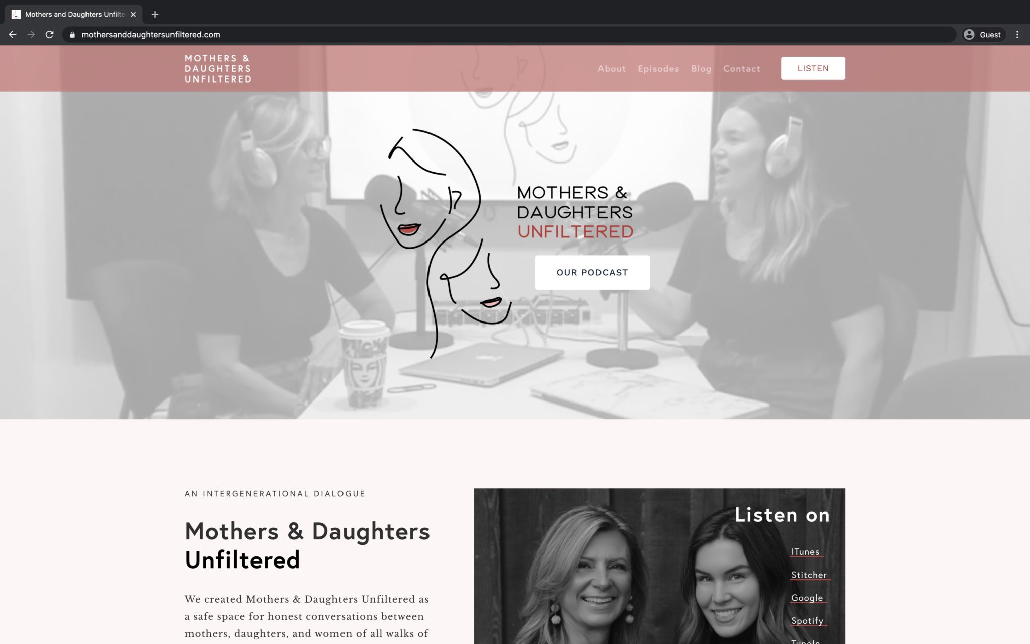 Mothers and Daughters Unfiltered Show Notes