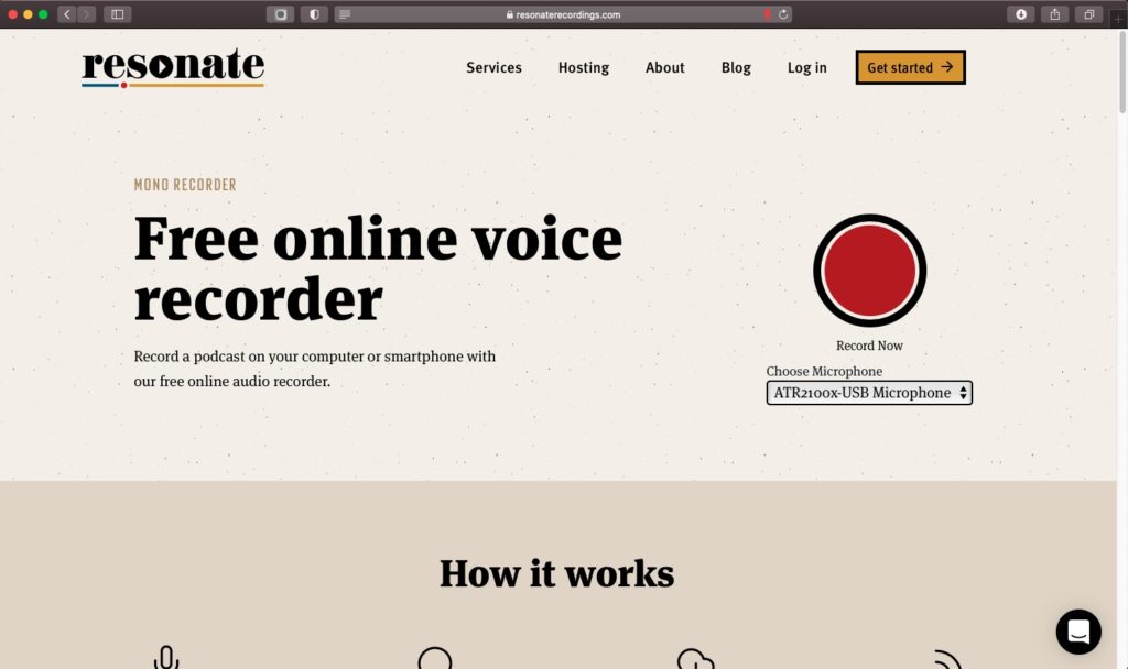 Free online voice recorder