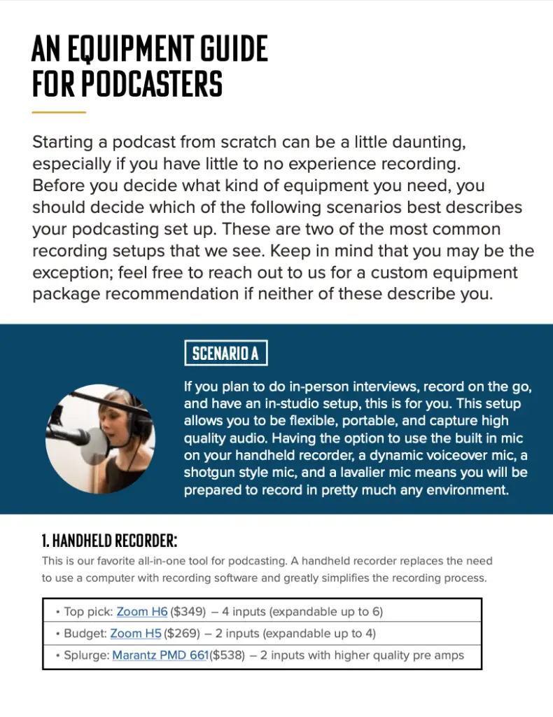 Best Podcast Equipment what's inside