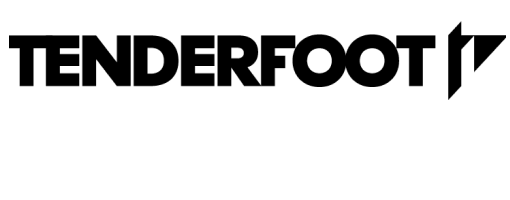 Tenderfoot logo in black