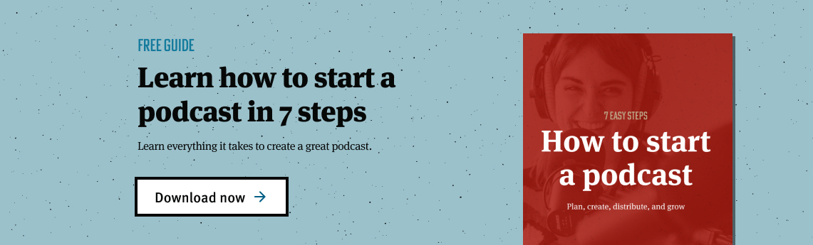 How to start a podcast blog banner