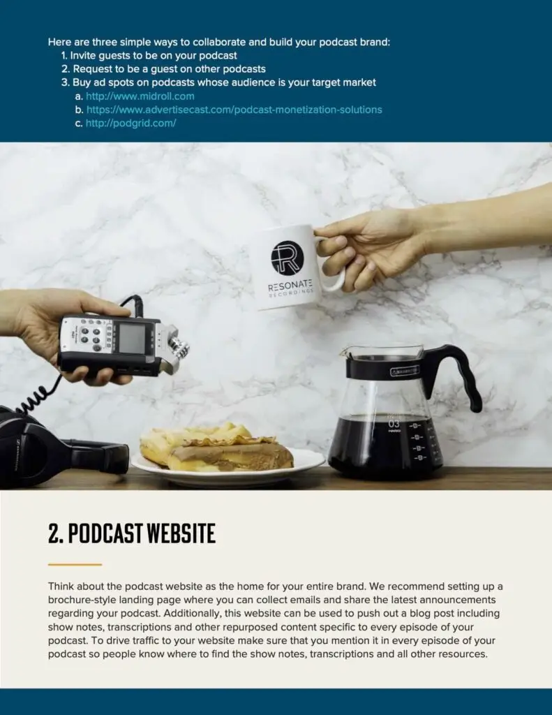 The 7 pillars of podcast marketing (ebook)