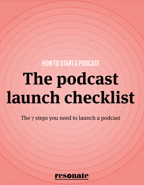 The podcast launch checklist cover