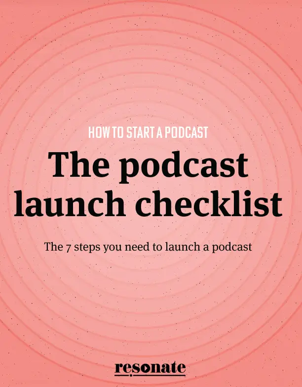 The podcast launch checklist cover