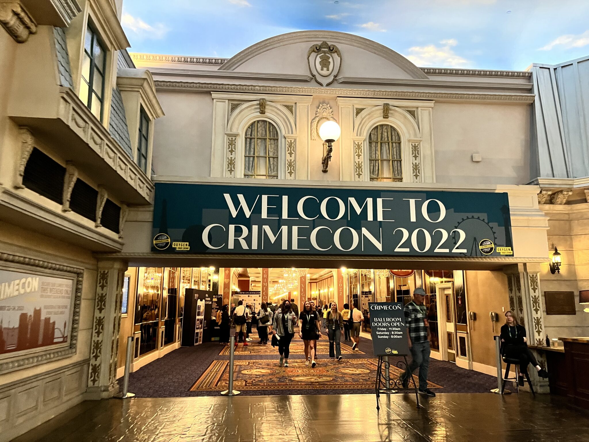Entrance to CrimeCon 2022
