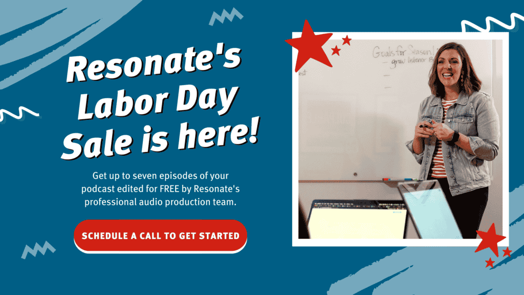 Resonate's Labor Day Sale Campaign Banner