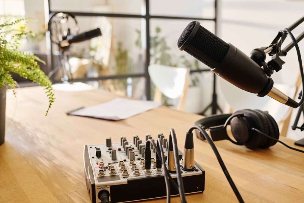 Podcast equipment